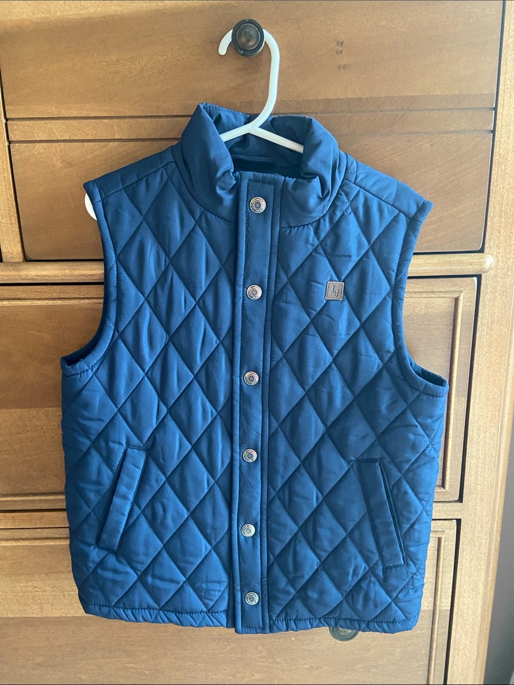 Janie and Jack Quilted Navy Blue Puffer Vest